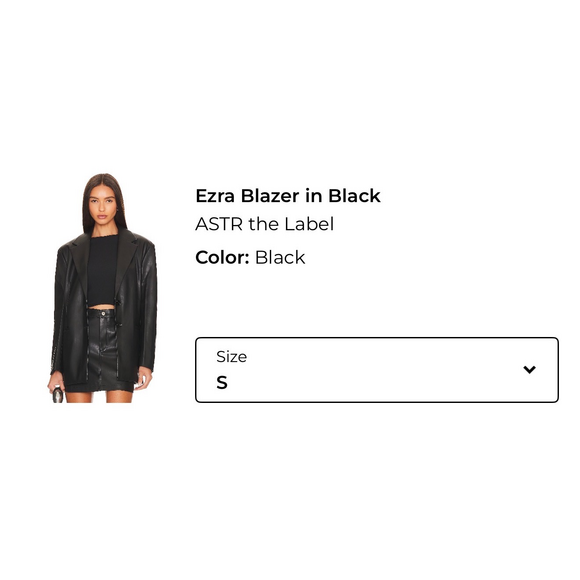 Astr The Label Jackets & Blazers - ASTR the Label Ezra Blazer in Black | REVOLVE